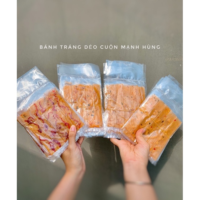 Bánh tráng dẻo cuộn Mạnh Hùng sỉ giá rẻ Sài Gòn