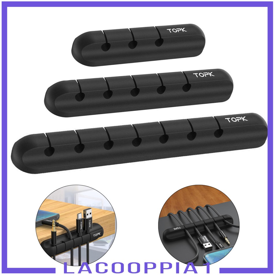 Kẹp silicon giữ dây cáp gọn gàng | BigBuy360 - bigbuy360.vn