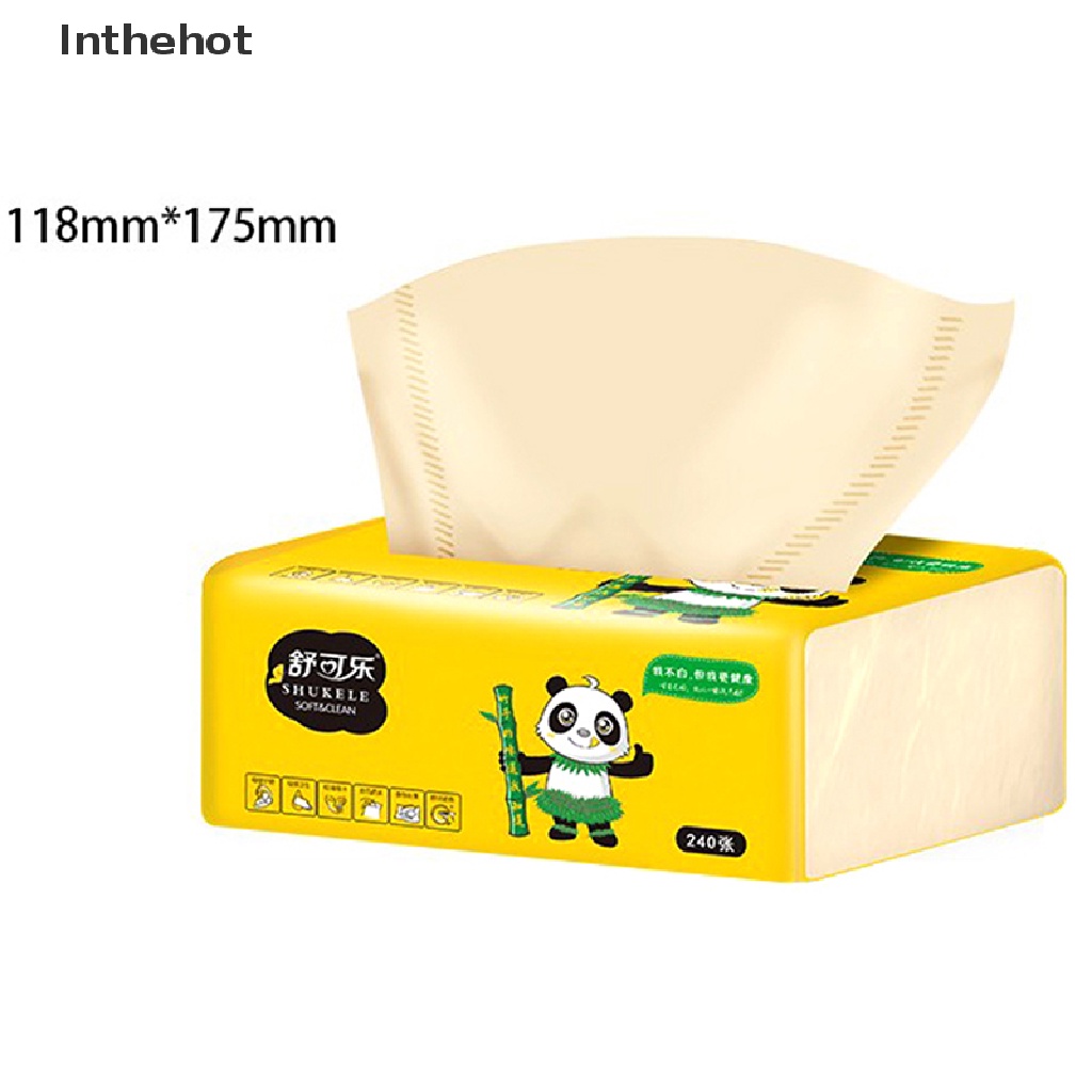 Set 60 Khăn Giấy Bằng Tre Mềm Mại Tiện Dụng