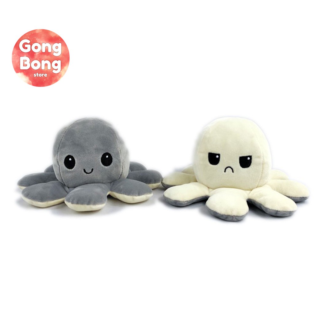 Bạch tuộc cảm xúc reversible octopus 20cm gấu bông 2 mặt cute xinh xắn Gong Bong Store