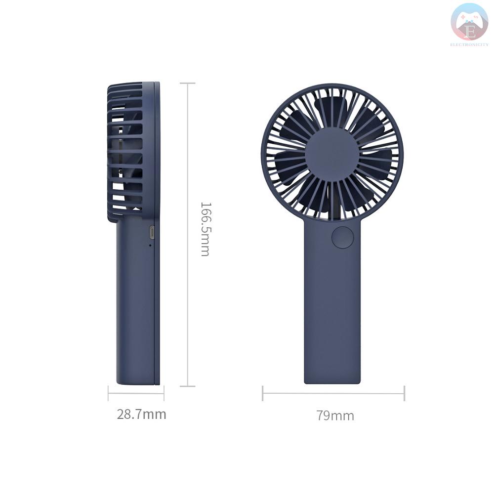 Ĕ  VH Mini Handheld Fan Portable Fan w/3 Speed Adjustable/USB Rechargeable Battery/Fashion Lanyard Cooling Face Fan Small Makeup Eyelash Fan for Women Girls Kids Outdoor and Indoor