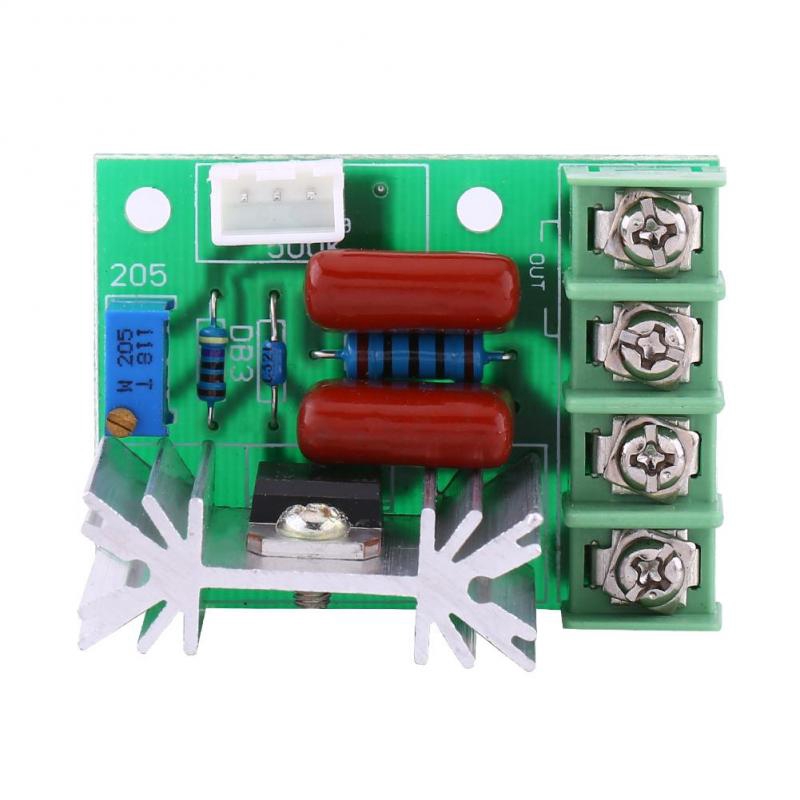 Ổn áp điều khiển nhiệt độ/tốc độ đèn AC 50-220V 2000W SCR