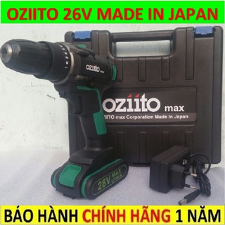 Máy khoan pin ozito 26v không búa, máy 1 pin