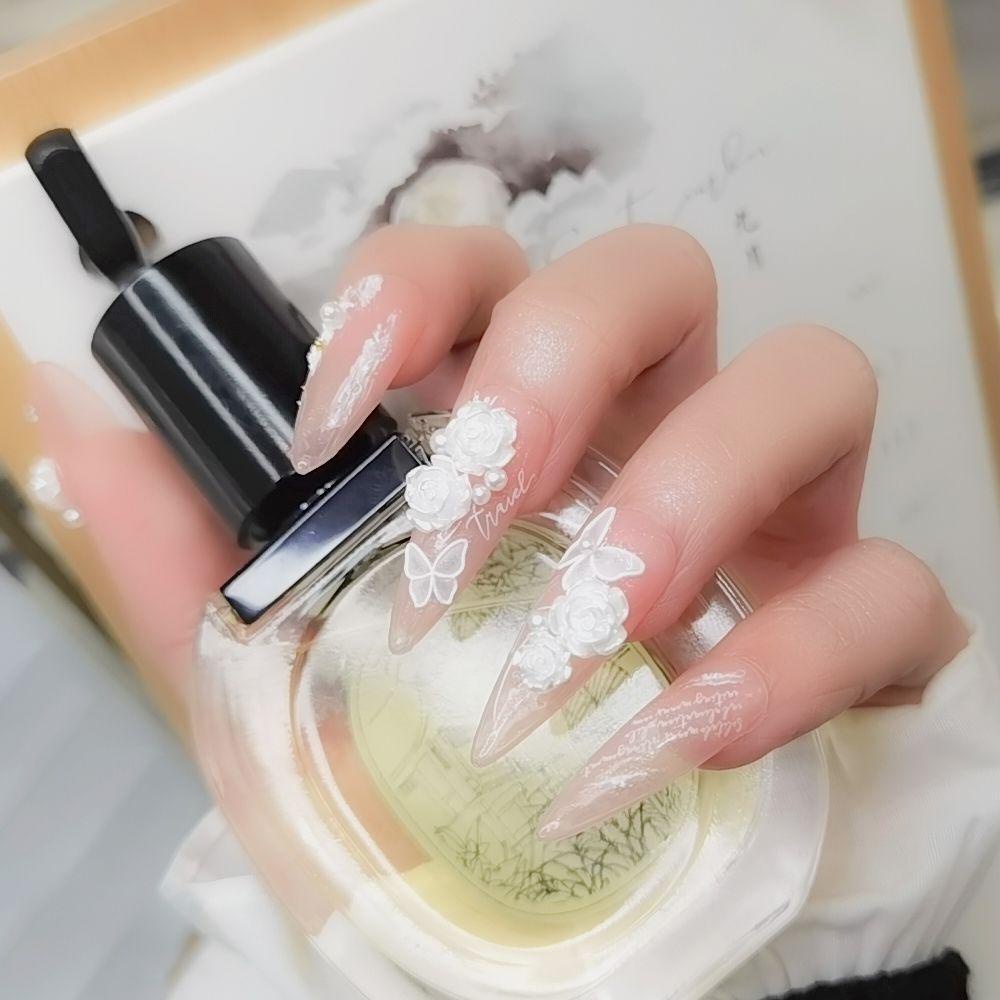 OCEANMAP Phụ Kiện Đá Đính Trang Trí Móng Tay Thời Trang DIY