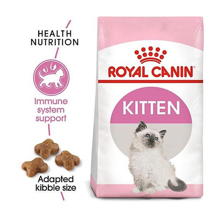 Thức ăn cho mèo con từ 4 đến 12 tháng tuổi Royal Canin Kitten bao 10kg (giao hàng siêu nhanh)