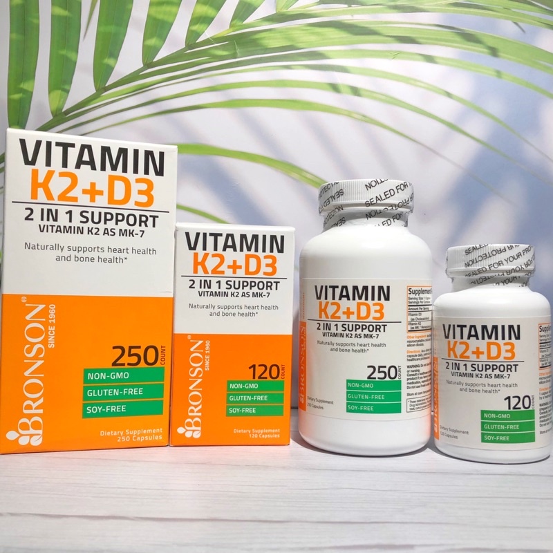 Vitamin k2 + D3 Bronson Mỹ