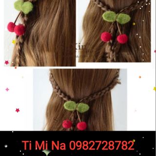 Cột tóc cherry!