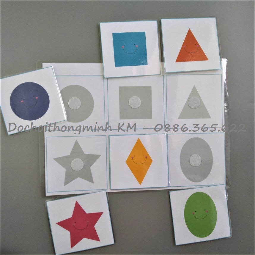 HỌC LIỆU - MATCHING Ghép bóng các loại hình khối - Tương tác bóc dán cho bé