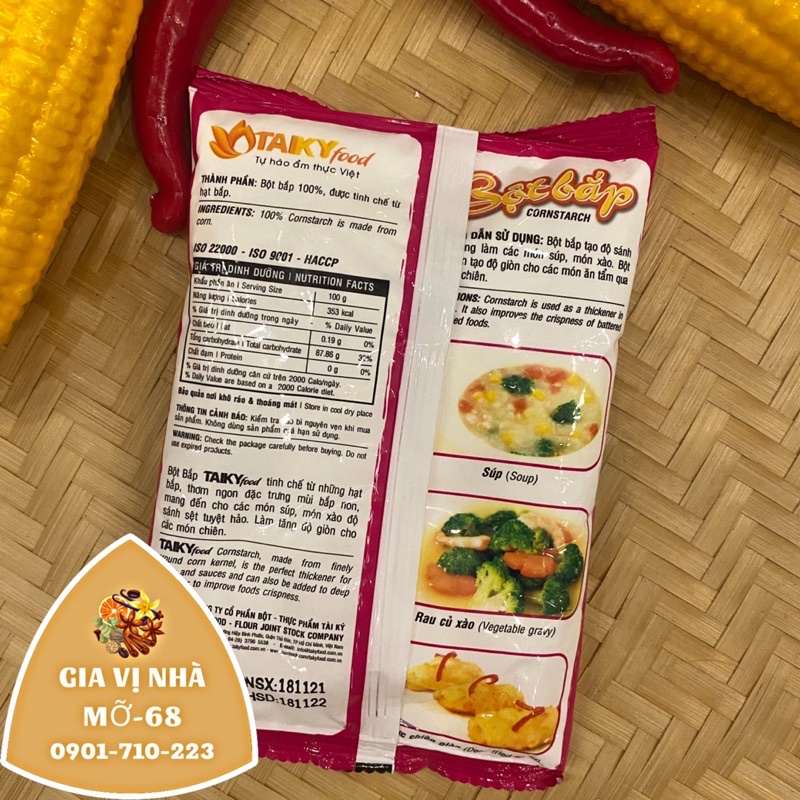 Bột bắp  Tài Ký- gói 150gr