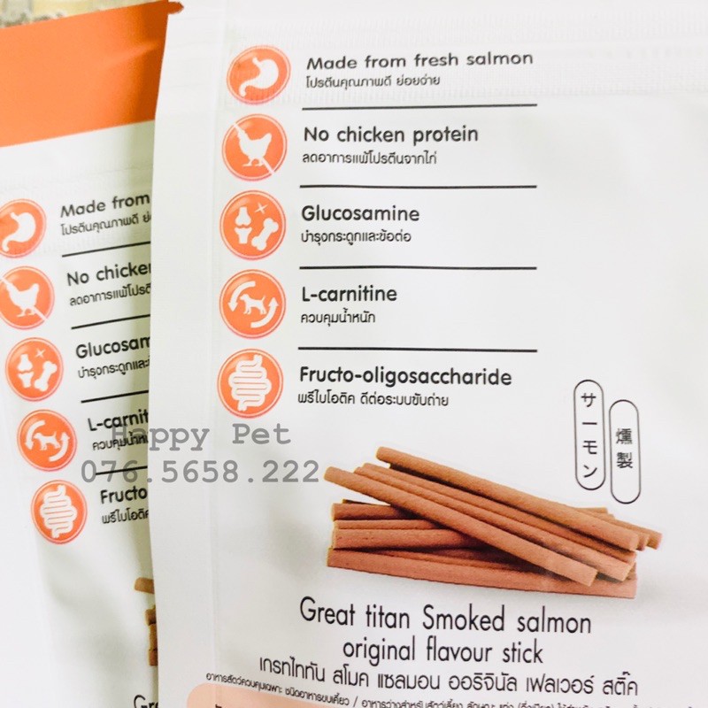 BÁNH QUE THƯỞNG MỀM THỊT THẬT THÁI LAN