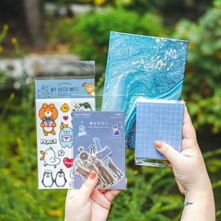 Junior Set: Sổ Marble - Sticker - Note