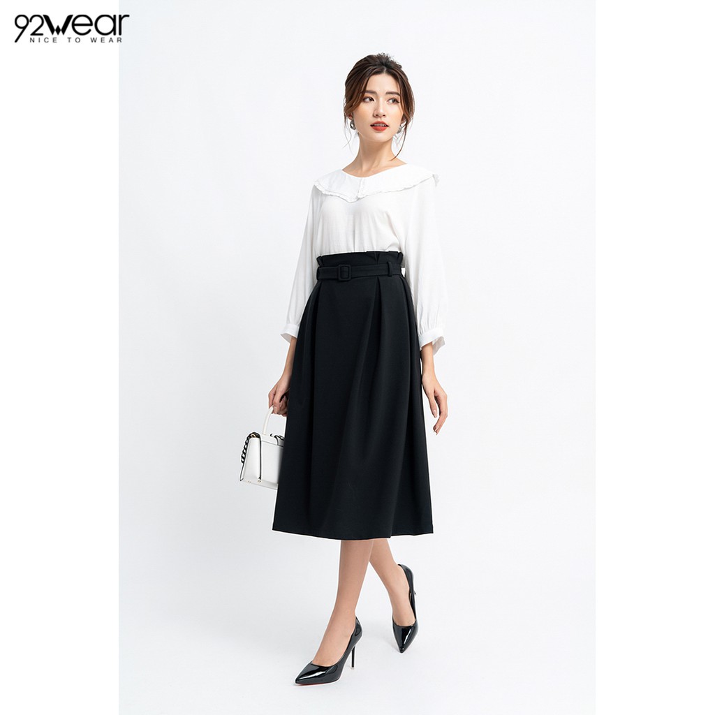 [Mã WABRLOW5 giảm 15% đơn 300K] Chân váy nữ dài xếp ly cạp liền JDW0727 92WEAR | BigBuy360 - bigbuy360.vn