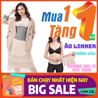 Đai nịt bụng giảm mỡ latex chuẩn hy lạp 25 xương chính hãng