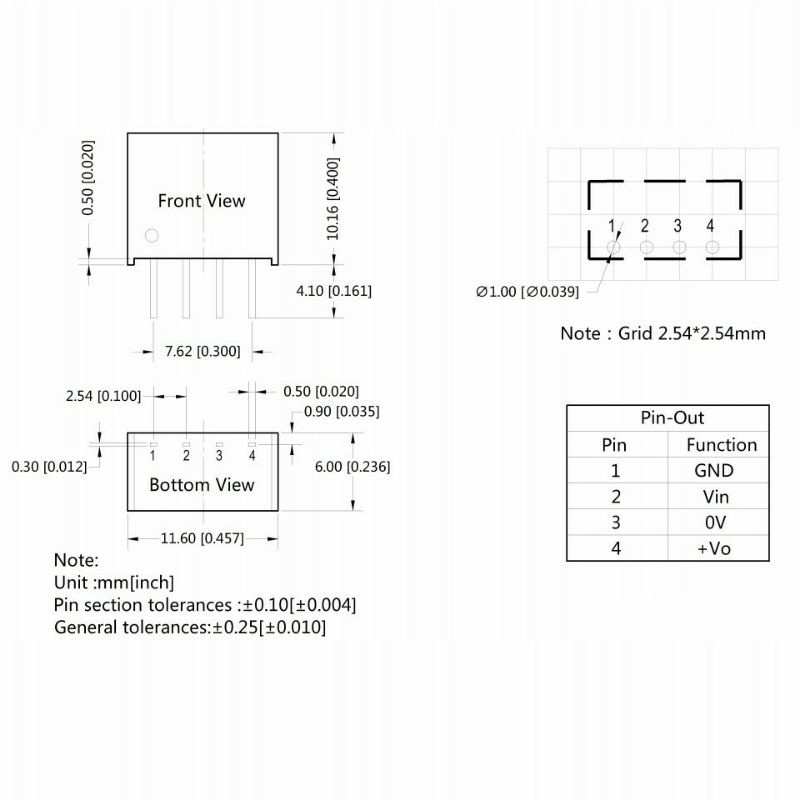 Mô đun Cách Ly Nguồn B1205S KCUT/MORISUN