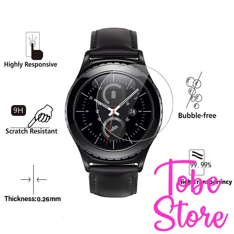 KÍNH CƯỜNG LỰC BẢO VỆ MÀN HÌNH CHO ĐỒNG HỒ SAMSUNG GALAXY WATCH 42 / 46mm, SAMSUNG  GEAR S2 / S3 CÓ SẴN