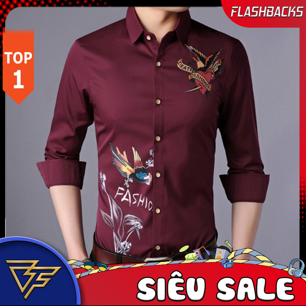 (TRỢ GIÁ) Áo Sơ Mi Nam Dài Tay Thời Trang - Phong Cách Trẻ Trung Nam Tính