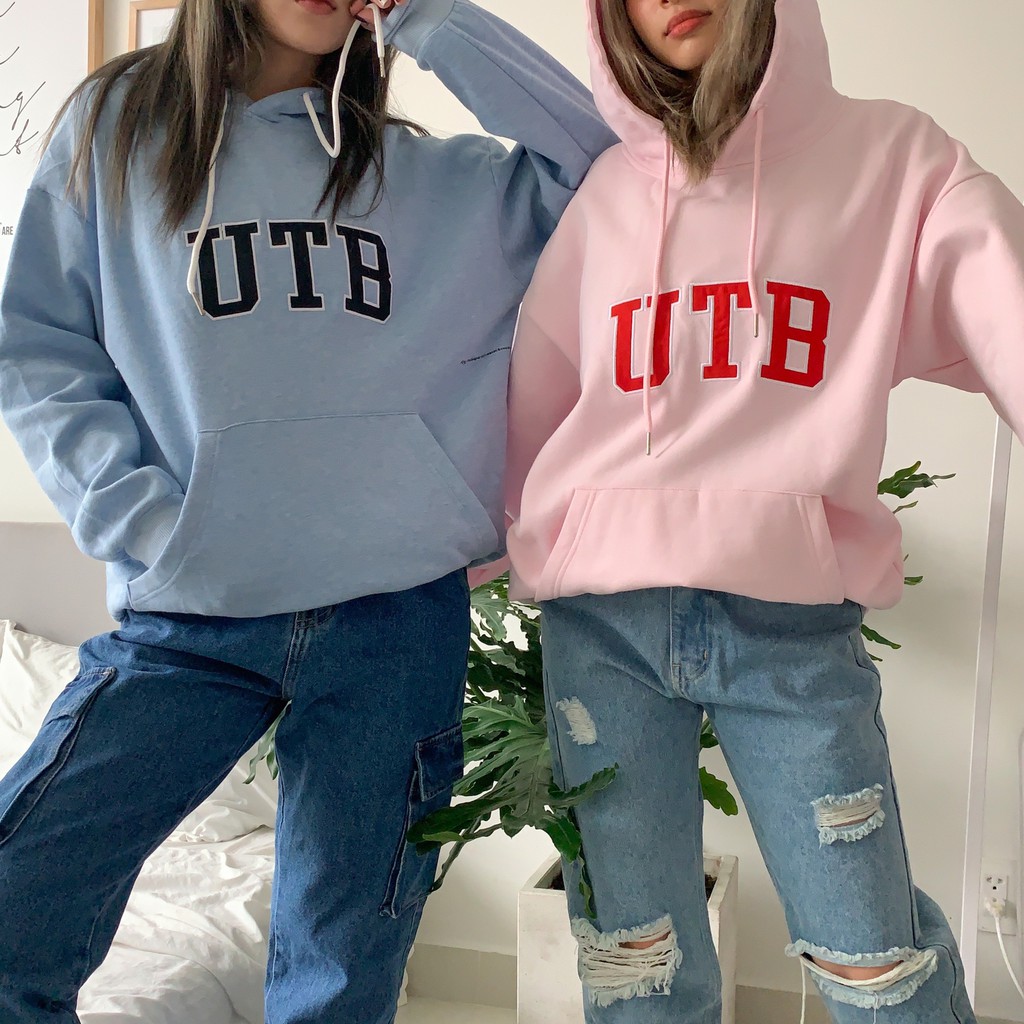 Usthebasic - Áo mũ trùm đầu UTB Classic Logo Oversized Hoodie | BigBuy360 - bigbuy360.vn