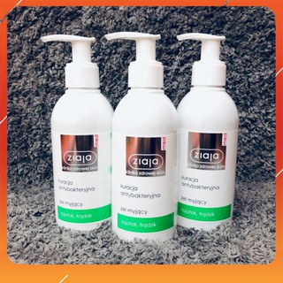 SỮA RỬA MẶT MED XANH ZIAJA - TRỊ MỤN, KHÁNG KHUẨN - NỘI ĐỊA BALAN CHÍNH HÃNG