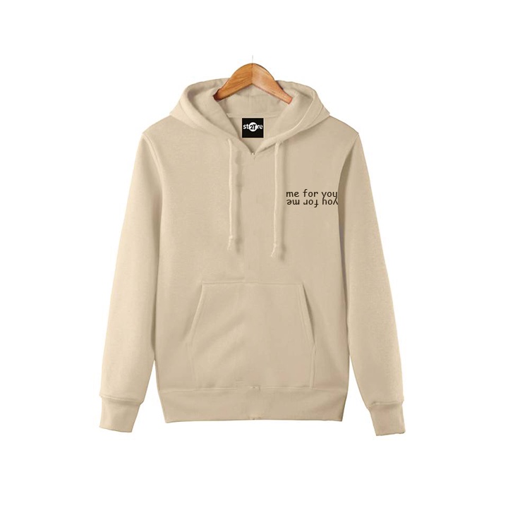 FREESHIP Áo nỉ hoodie in chữ You For Me,nỉ Bông cao cấp mềm mại dày dặn,áo nỉ bông unisex nam nữ,Freesize dưới 65k