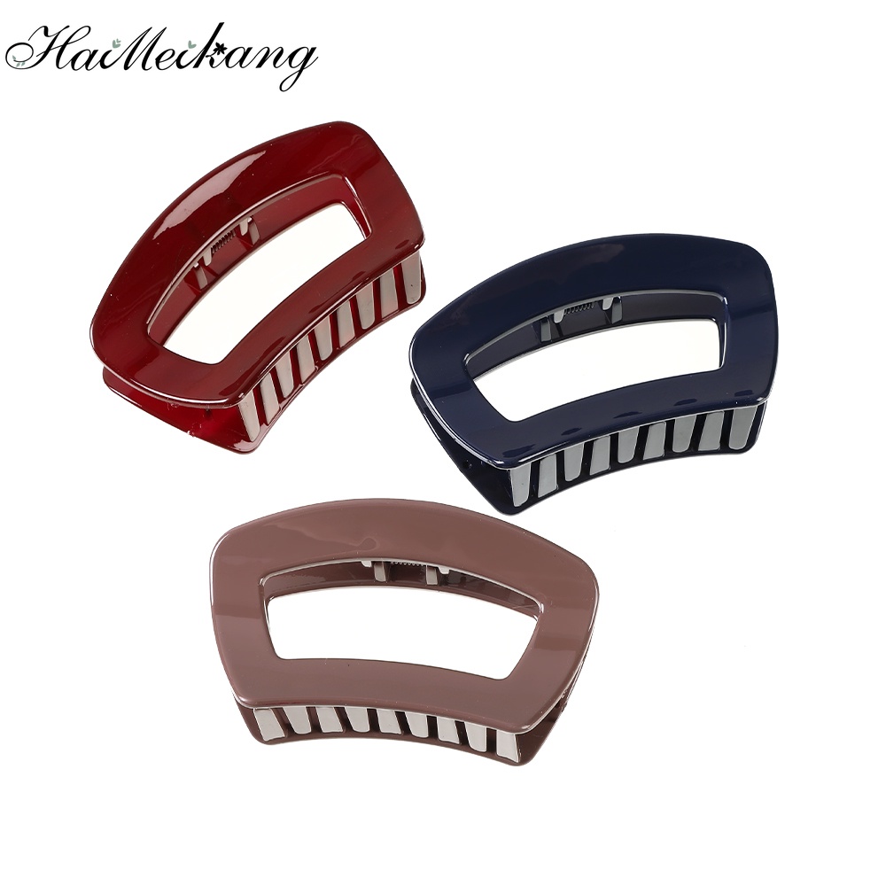 Kẹp tóc hình vuông cỡ lớn Haimeikang phong cách Hàn Quốc thời trang cho nữ
