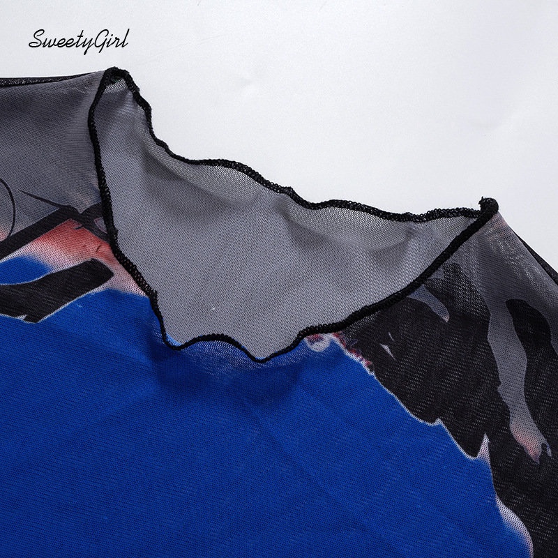 Áo Tank Top Cổ Tròn Dáng Ôm In Họa Tiết Nhiều Màu Độc Đáo Thời Trang 2022 Quyến Rũ Cho Nữ