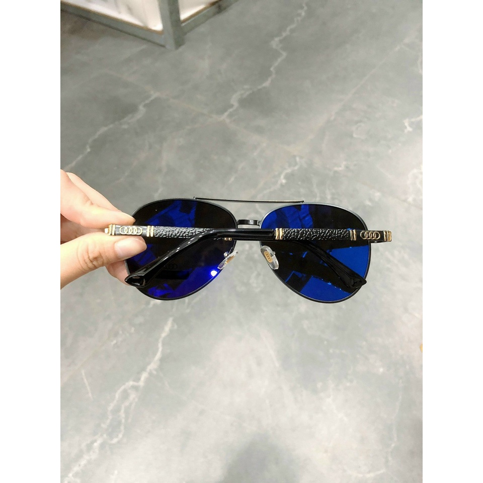 KÍNH MÁT NAM AU ĐEN PHỐI GỌNG CỰC CHẤT