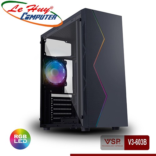 Vỏ case máy tính VSP V3-603B (No Fan)