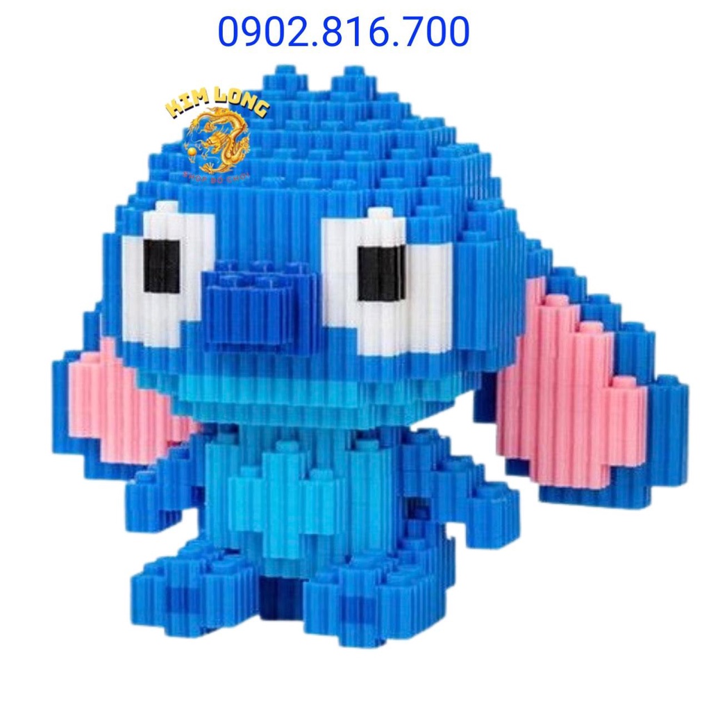 DIY Đồ chơi lắp ráp Le-go 3D mô hình nhân vật hoạt hình 3D hình DOREMON DOREMI SIÊU NHÂN NHỆN GẤU BEAR BRICK GẤU STICK