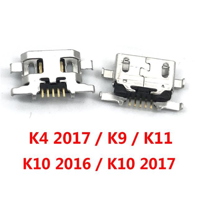 Set 2 Cổng Sạc Usb Cho Lg K9 K11 K10 K4 2017 K10 2016