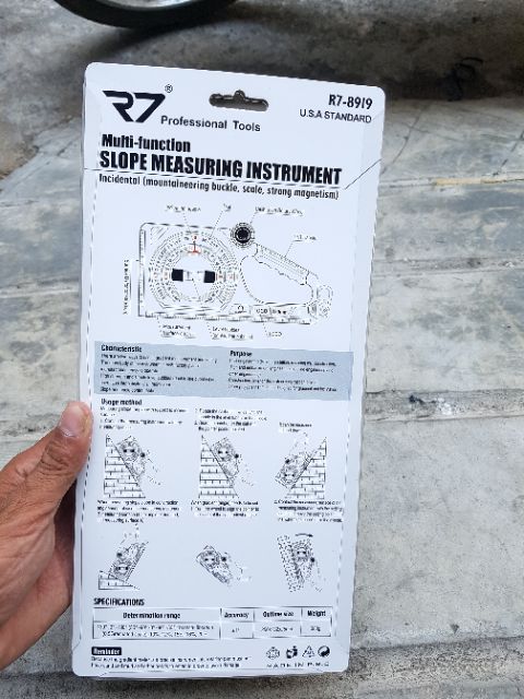 Thước thủy đo Góc nghiêng R7 R7-8919