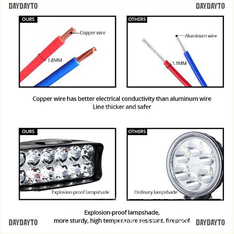 Thanh Đèn LED 12-24W 12-85v Chuyên Dụng Dành Cho Ô Tô / Xe Tải