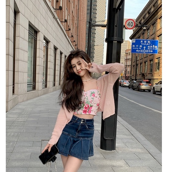 Áo cardigan Dệt Kim Chống Nắng Phong Cách Thời Trang Hàn Quốc