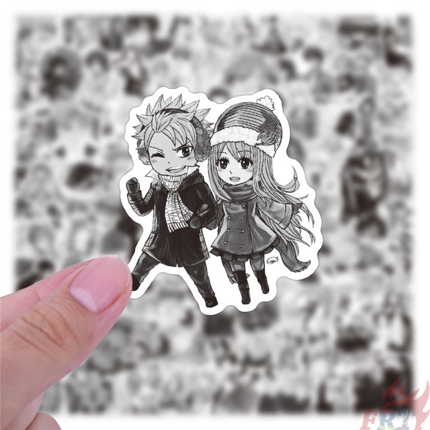 Set 100 miếng dán trang trí chống thấm nước họa tiết hoạt hình đáng yêu