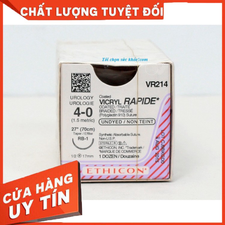 Chỉ khâu phẫu thuật Vicryl Rapid 4.0