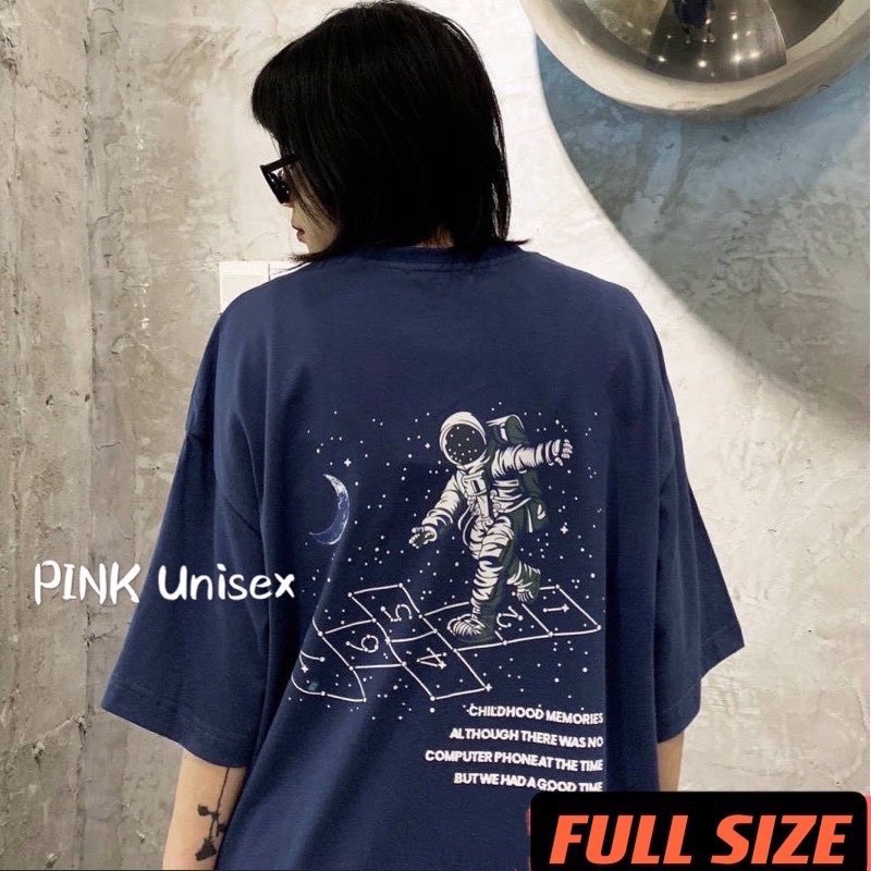 Áo thun phông logo tay Full size PINK tay lỡ form rộng PHI HÀNH GIA Unisex