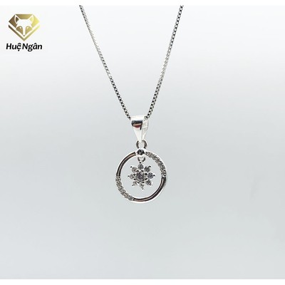 Dây chuyền bạc Ý 925 Huệ Ngân - Circle in love PP1707