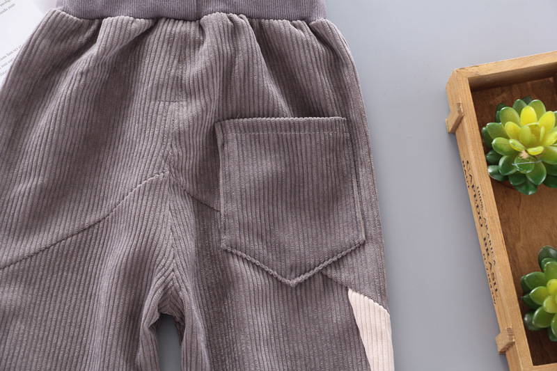 Thời trang Hàn Quốc Boy Cotton Cotton Loose Quần bó sát Một mảnh Quần áo trẻ em trong 0-5 tuổi