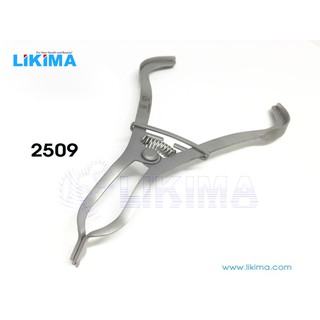 Kìm đặt thun tách kẽ Ivory mũi cong uốn lượn (Kẹp đê cao su) – 2509 Likima
