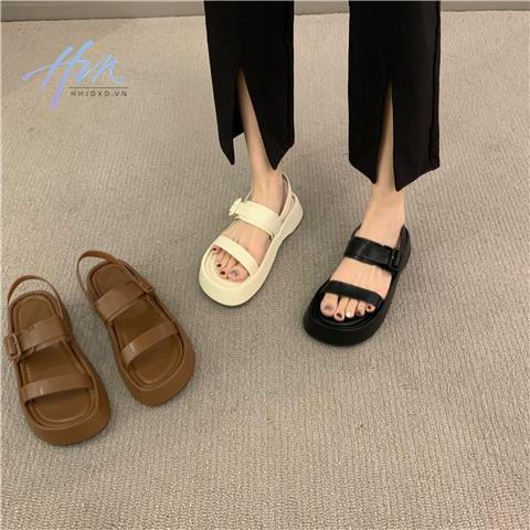 Giày Sandal Đế Dày Thời Trang Mùa Hè Phong Cách Pháp Hàng Mới 2022 Dành Cho Bạn Nữ