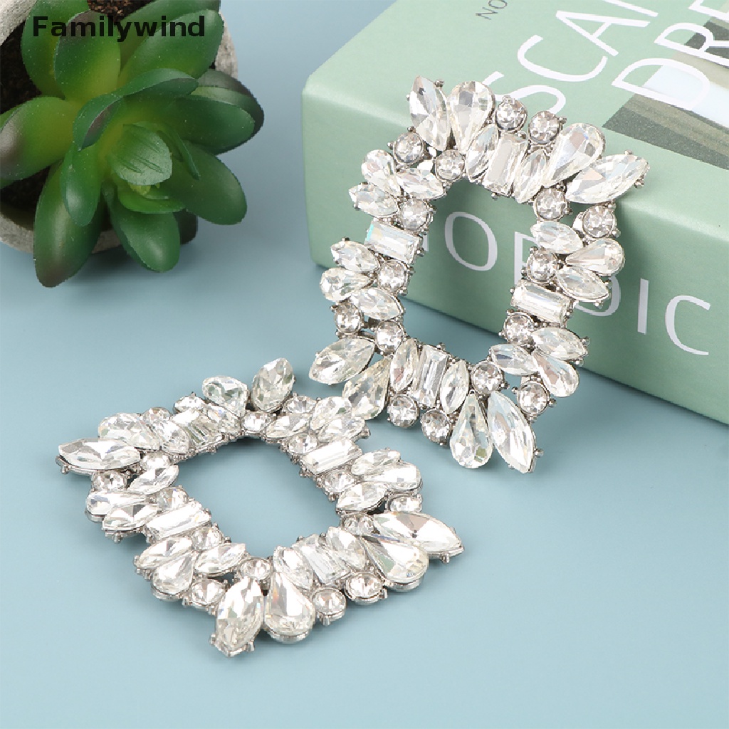 1 Kẹp Kim Loại Đính Đá Trang Trí Giày Cao Gót Cho Nữ