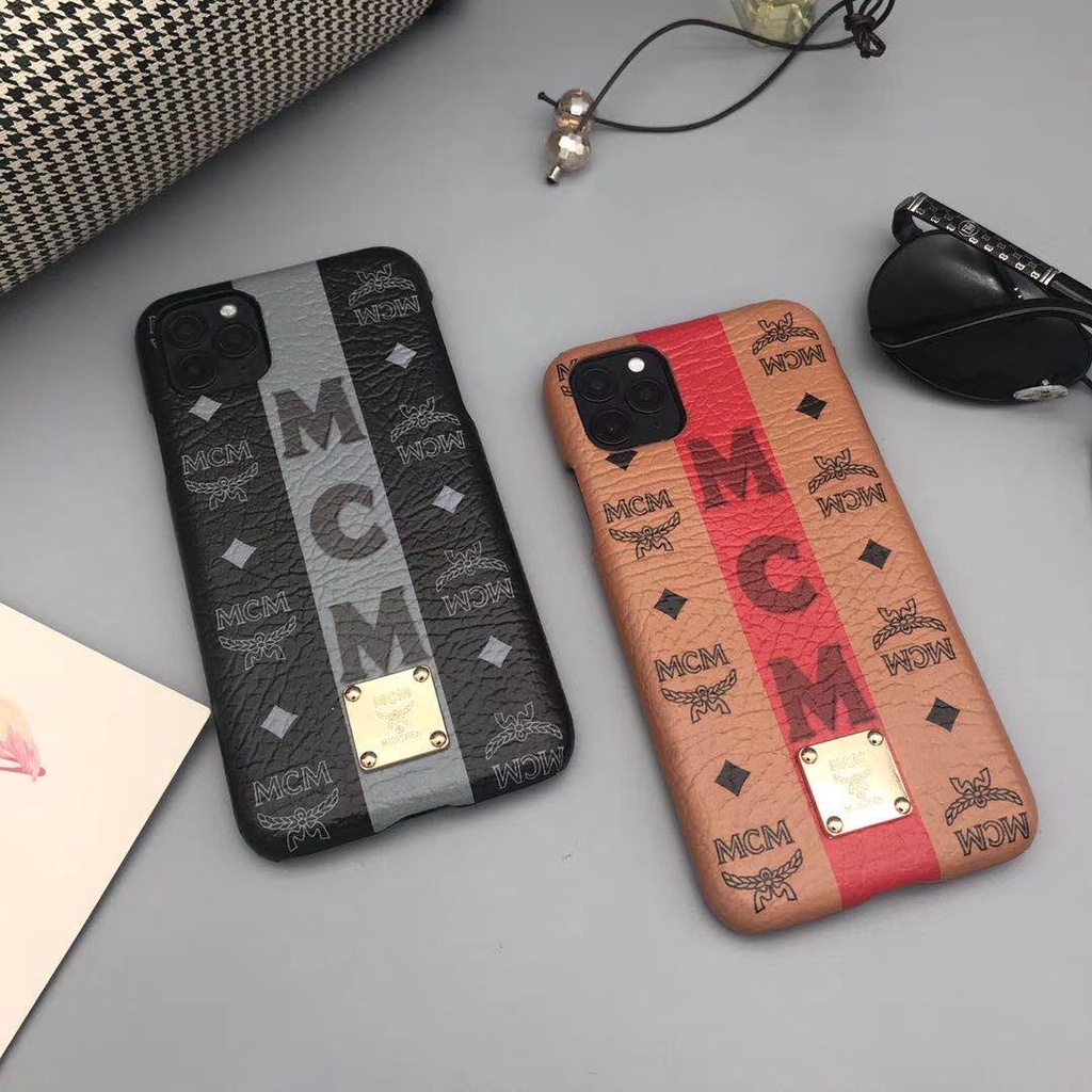 Ốp Điện Thoại In Logo mcm Cho samsung s7 s8 s9 s10 s21 s20 plus note20 ultra note10 note9