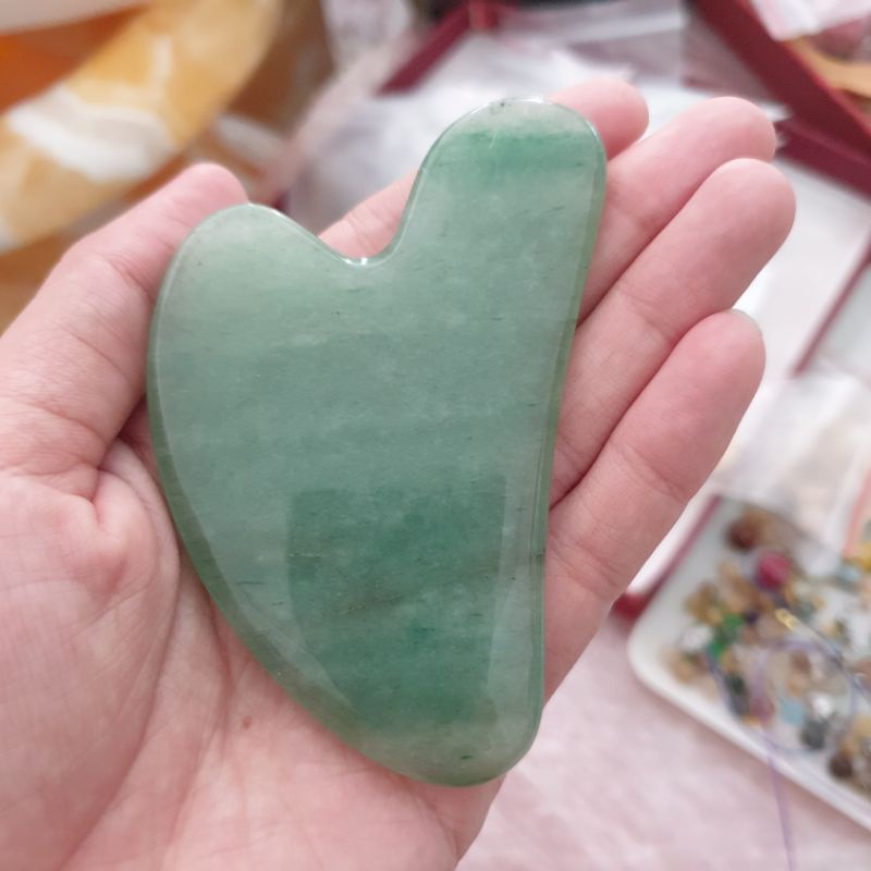 Sản phẩm massage mặt thach anh hồng, xanh