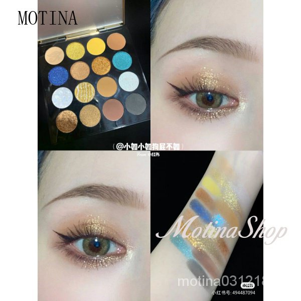 (Hàng Mới Về) Bảng Phấn Mắt 16 Màu Trang Điểm Chuyên Nghiệp