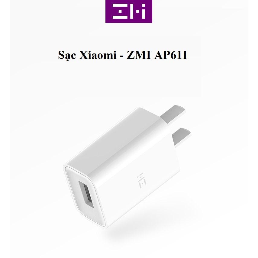 Củ Sạc nhanh Xiaomi ZMi 5V 2A chuẩn 3C - AP611 (Trắng)