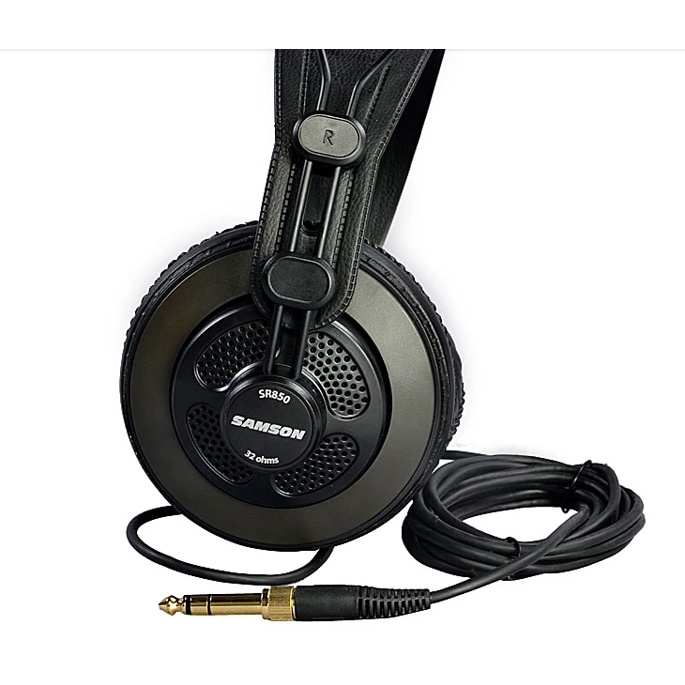 Tai nghe chụp tai kiểm âm phòng thu chuyên nghiệp Samson SR850 cổng 3.5mm