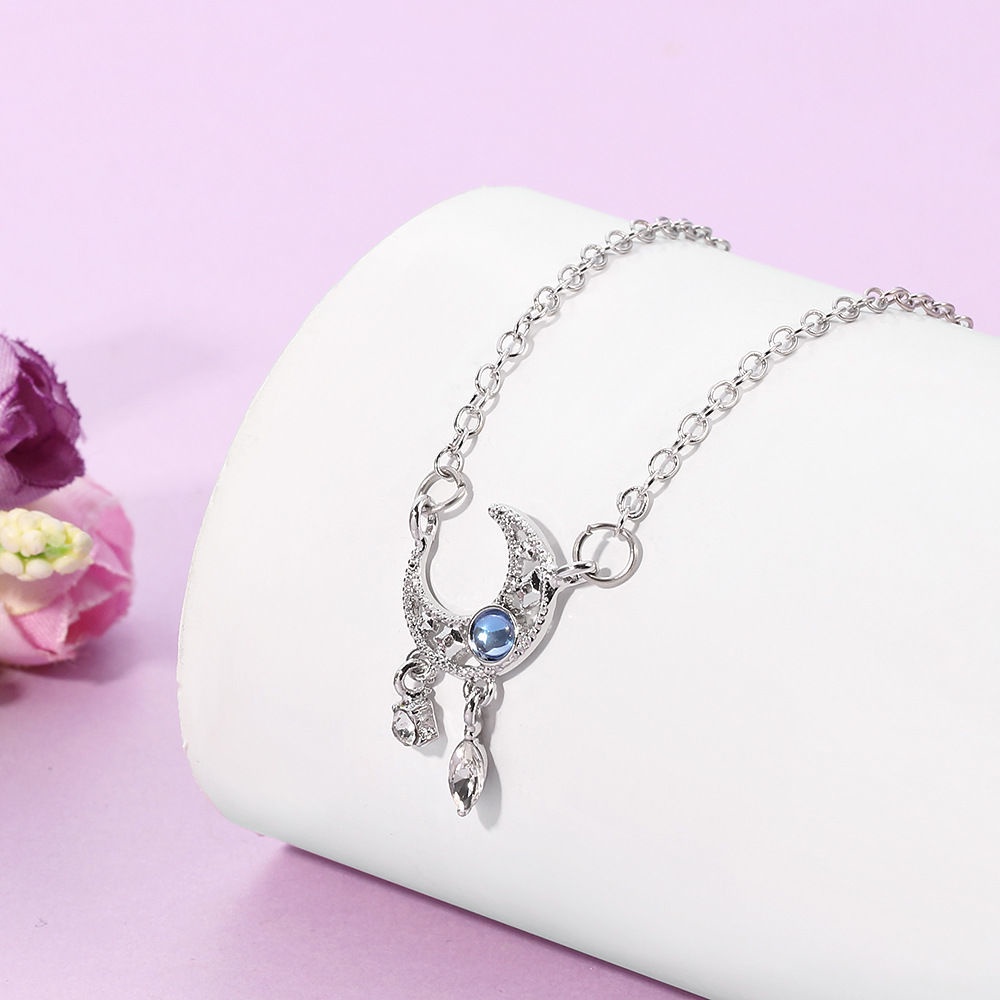 Vòng cổ Mặt Trăng Màu Sắc Xinh Xắn Dành Cho Nữ