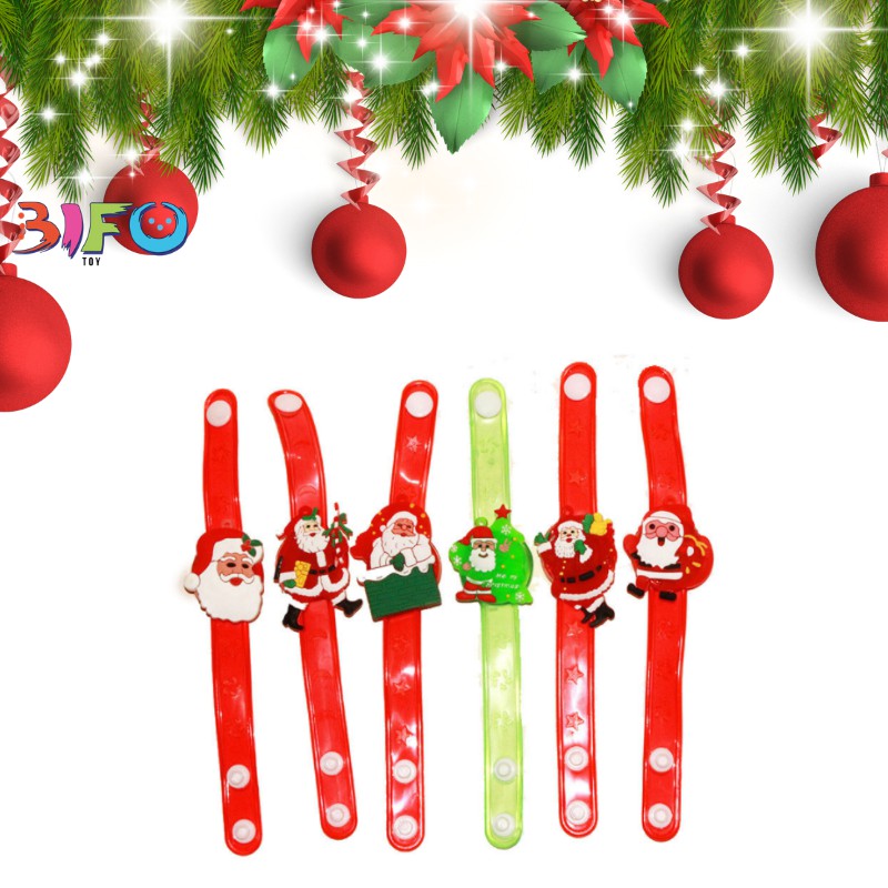 Đồ chơi Noel vòng tay hoạt hình phát sáng quà tặng giáng sinh, quà tặng sinh nhật đồ dùng lễ hội giáng sinh