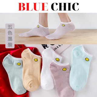 Vớ Nữ trơn họa tiết mặt cười vui vẻ