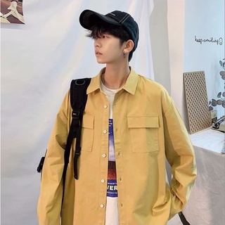 Áo Sơ Mi Dài Tay Unisex Màu Đẹp Form Rộng Siêu Hot Chất Đẹp