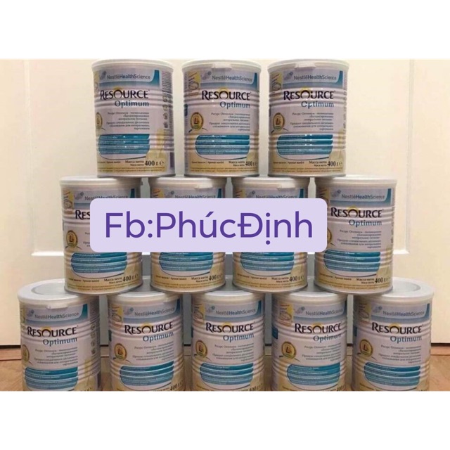 Sữa bột giúp tăng cân, bổ sung dinh dưỡng cho người gầy ốm Resource Optimum của hãng Nestle